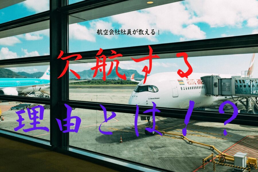 航空会社社員が教える 飛行機の欠航する理由とは